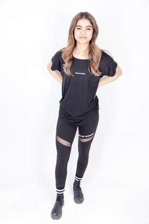 Women Power Panelled Leggings