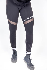 Women Power Panelled Leggings