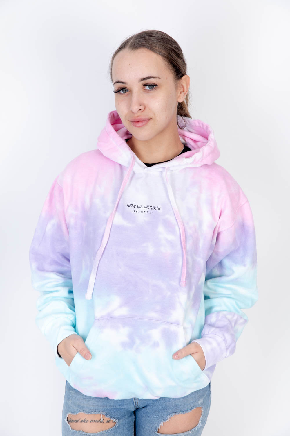 Women Tie  Dye Hoodie Summer Tour