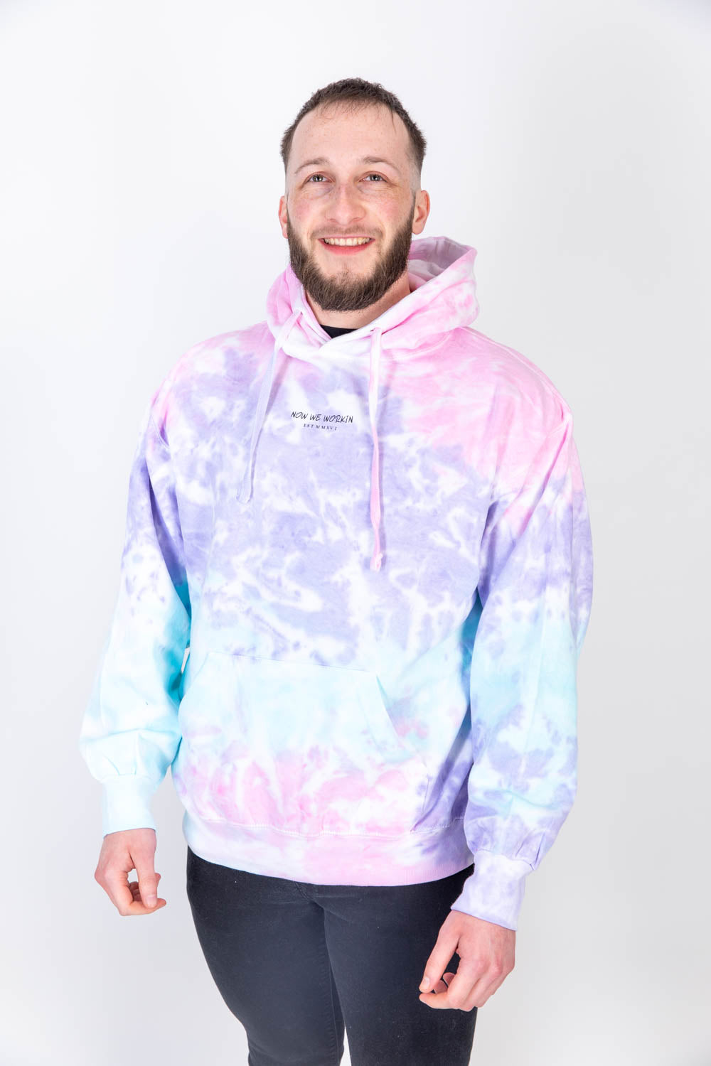 Men Tie  Dye Hoodie Summer Tour