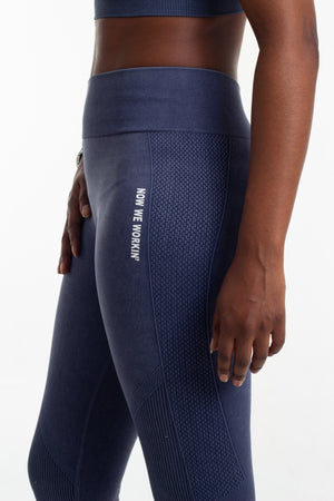 Women Seamless Denim Look Leggings