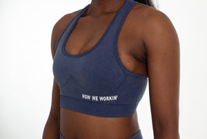 Women Seamless Bra Denim Look